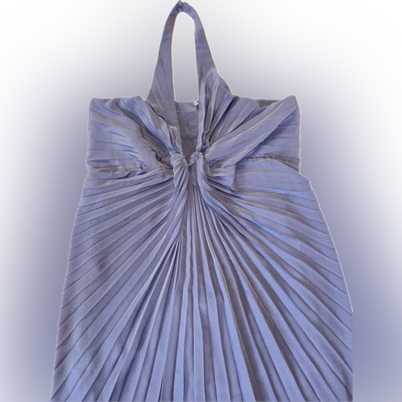 Anthropologie Pleated Halter Maxi Dress - Picture 3 of 8